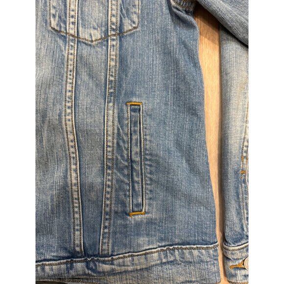 Levi's Women's Denim Jacket Color Blue Size Large - Picture 6 of 6